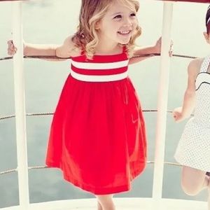 NWOT Janie & Jack Red and White Bow Dress 6-12M
